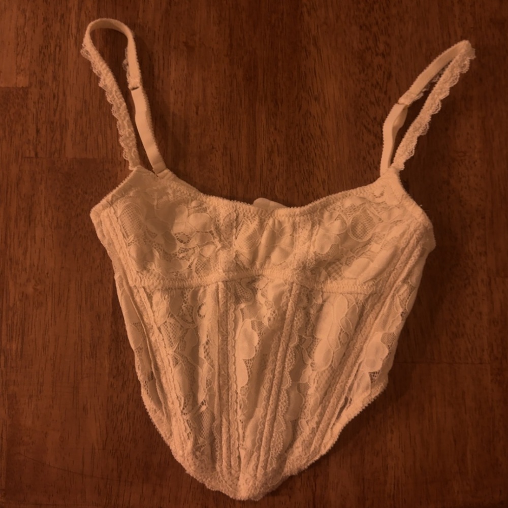 Free People Lace corset - Cream